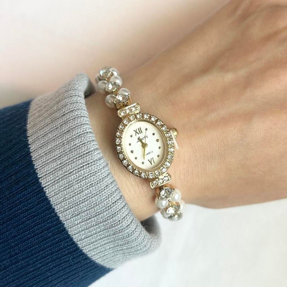 Vintage Inspired Luxury Gold Tone Watch